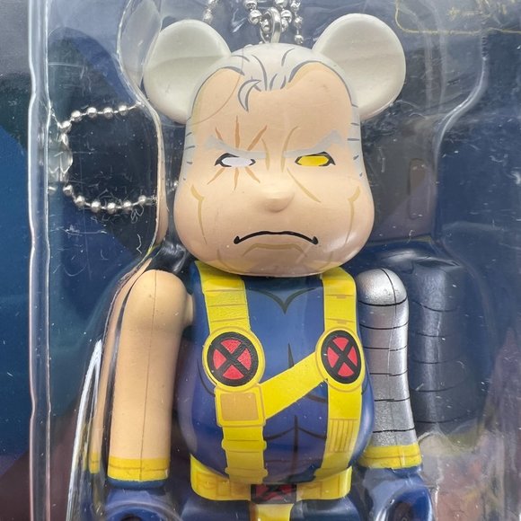 Bearbrick Marvel X-Men CABLE Medicom 100% Figure From Japan Lottery - Picture 4 of 5